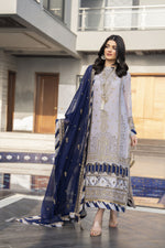 SILVER CHIFFON SEMI FORMAL SLR9