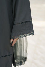 Aabpara Simply Warm Winter Linen 3pc Ready to Wear with Dyed Net Dupatta SWA10