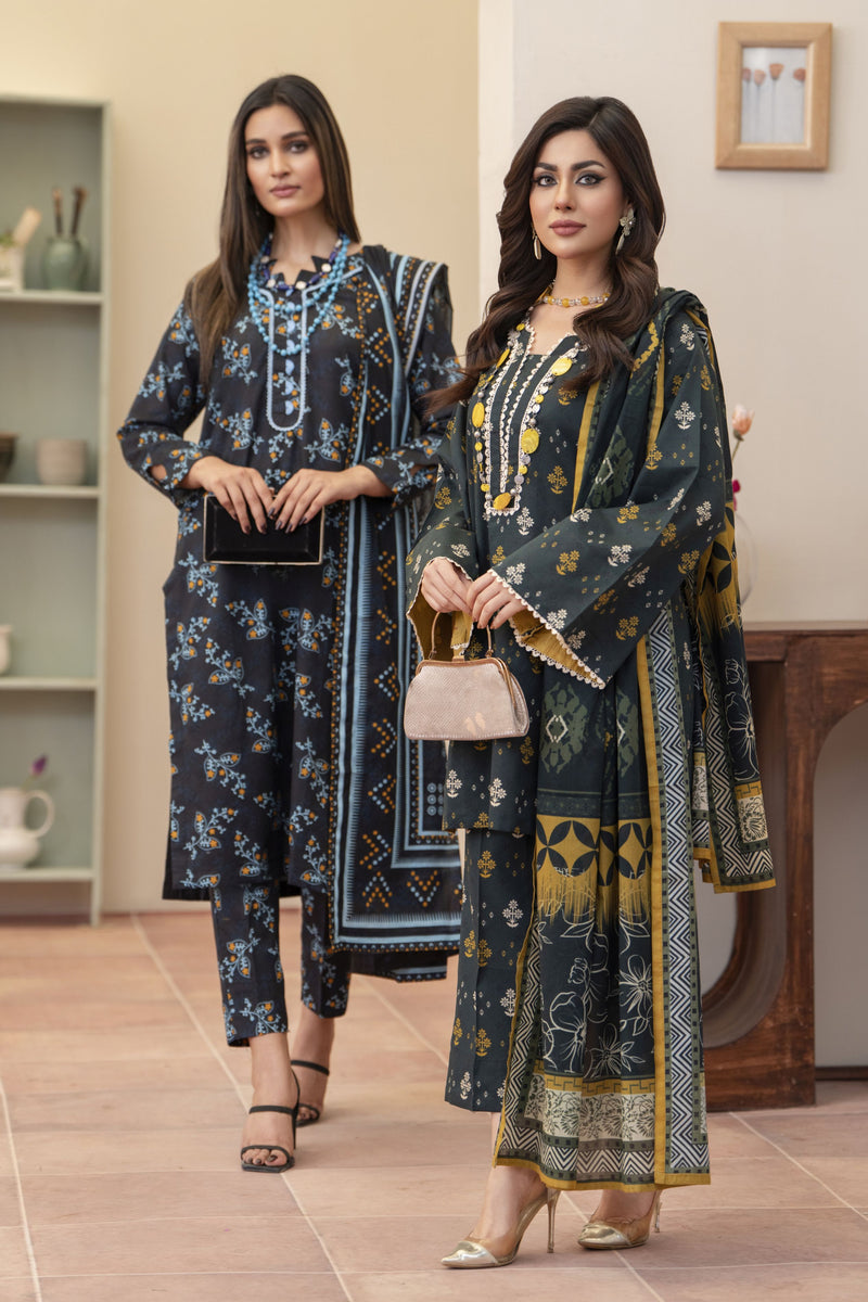 3pc Ready to Wear Breeze by Aabpara BBA4