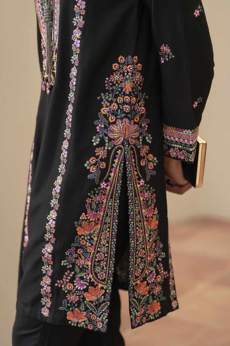 Bloomline Ready to Wear Embroidered Casual Dress by Zaiwa ZBRW2 The Zaibai Bloomline Ready to Wear Embroidered Casual Dress by Zaiwa ZBRW2 The Zaibai