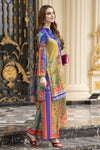Daily Drapes by Mona – 3pc Printed Raw Silk co-ord set for women DDR5