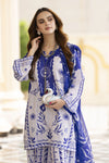 Daily Drapes by Mona – 3pc Raw Silk Suit with Wide Leg Trousers DDR3