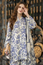 Daily Drapes by Mona – 3pc Raw Silk Coord Suit Womenswear DDR2
