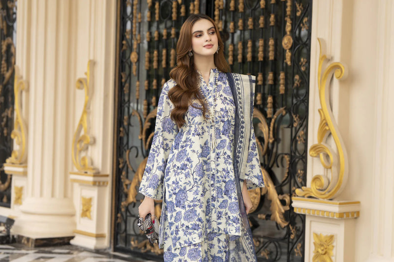 Daily Drapes by Mona – 3pc Raw Silk Coord Suit Womenswear DDR2
