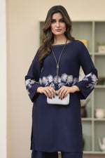 Bloomline Ready to Wear Embroidered Casual Dress by Zaiwa ZBRW6
