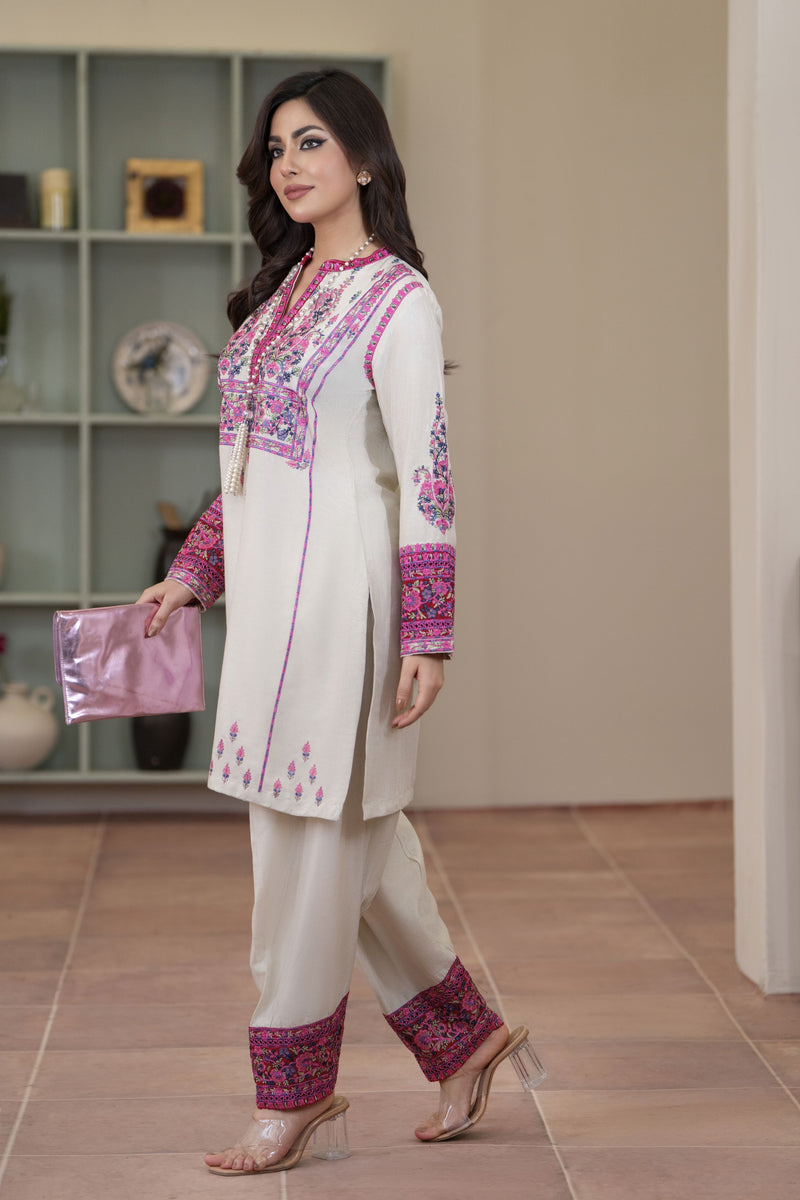 Bloomline Ready to Wear Embroidered Casual Shalwar Suit by Zaiwa ZBRW7