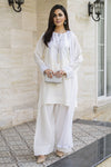 White Embroidered Farshi Set – Chand Sa Libaas by Aleezay | ALS6