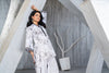 NK Everyday Lawn Co-ords – Monochrome Floral & Stripe Print Set NKE6