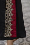 Black Thread & Sequin Embroidered Cotton 2pc Women Suit | Baarish by Miski BYM5