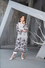 NK Everyday Lawn Co-ords – Black & White Floral Printed 2pc Set NKE1