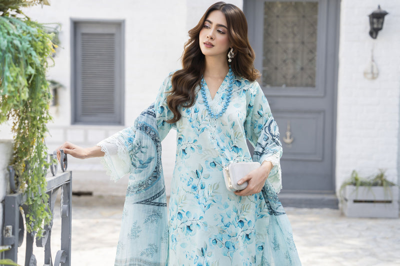 broshia dress design Waresha Shemrey Embroidered Broshia Unstitched 3Pc Suit D-65