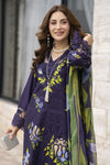 Modern Muse by Arwah – 3pc Printed & Embroidered Grip Suit MMB1