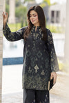 Dawn Petals by Sahar Dark-Toned Embroidered Co-ord Set DPS2