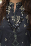 Dawn Petals by Sahar Dark-Toned Embroidered Co-ord Set DPS2