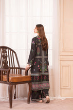 Black Floral Long Coord Set – Grip Coords by Sakeena Hasan GCS5