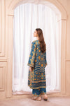 Teal and Mustard Mughal Motif Coord Set – Grip Coords by Sakeena Hasan GCS7