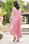 Whispers by Aleezay – Pink Chiffon 3pc Ready to Wear Dress WBA3