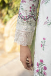 Ivory 3pc Embroidered Lawn Suit | Garmi Ka Jora by Dress Code – GKJ5