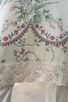 Ivory 3pc Embroidered Lawn Suit | Garmi Ka Jora by Dress Code – GKJ5