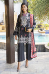 Black 3pc Embroidered Lawn Suit | Garmi Ka Jora by Dress Code GKJ7