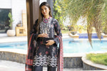 Black 3pc Embroidered Lawn Suit | Garmi Ka Jora by Dress Code GKJ7