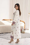 Miski FrostFit – Ivory Embroidered Khaddar Ready to Wear Kurta FFM5