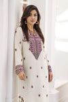 Miski FrostFit – Ivory Embroidered Khaddar Ready to Wear Kurta FFM5