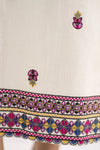 Miski FrostFit – Ivory Embroidered Khaddar Ready to Wear Kurta FFM5