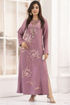 Miski FrostFit – Mauve Winter Linen Readymade Pakistani Kurta FFM2