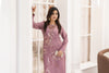 Miski FrostFit – Mauve Winter Linen Readymade Pakistani Kurta FFM2