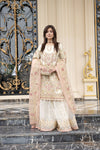 Sitara by Silver – 3pc Organza Handworked Shirt with Gharara SBS5