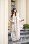 Sitara by Silver – 3pc Organza Embroidered & Handworked Dress SBS3