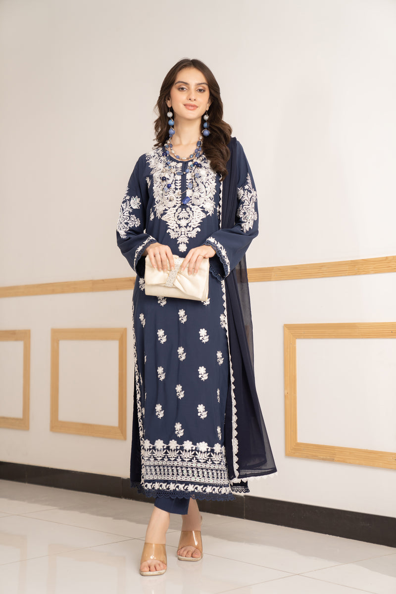 3PC READY TO WEAR LINEN DRESS 04