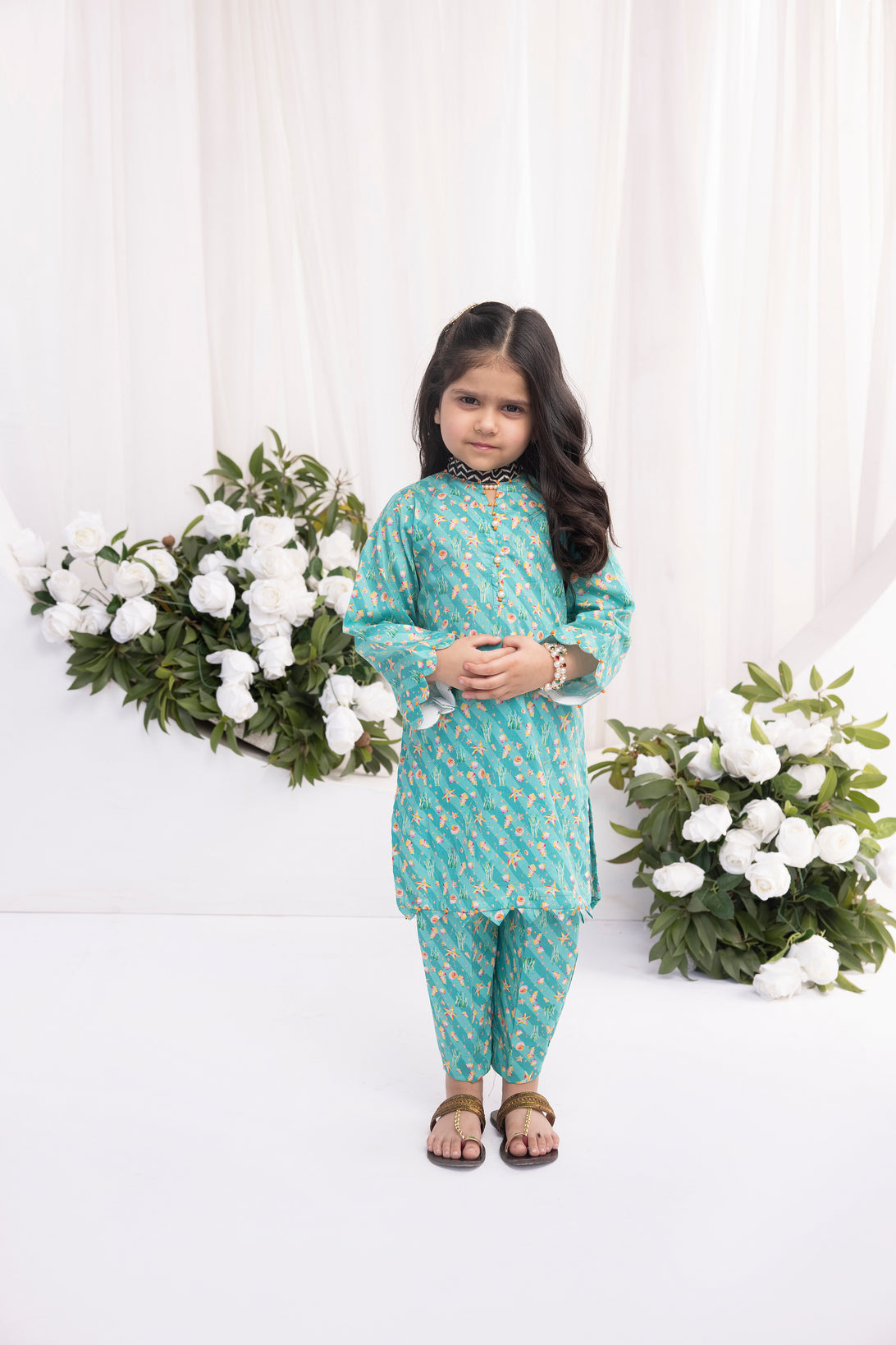 LAWN COMFORTWEAR BABY DRESS 03 The Zaibai LAWN COMFORTWEAR BABY DRESS 03 The Zaibai