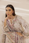 Mohagni Ready to Wear Embroidered Lawn 3pc Farshi Shalwar Suit SLM2
