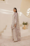 Mohagni Ready to Wear Embroidered Lawn 3pc Farshi Shalwar Suit SLM2