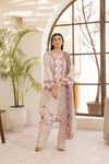 Mohagni Ready to Wear Embroidered Lawn 3pc Suit in Pink Tones SLM3