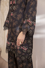 Mohagni Ready to Wear Embroidered Lawn 3pc Farshi Shalwar Suit SLM4