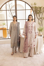 Mohagni Ready to Wear Embroidered Lawn 3pc Suit with Printed Dupatta SLM1
