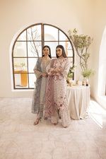 Mohagni Ready to Wear Embroidered Lawn 3pc Suit with Printed Dupatta SLM1
