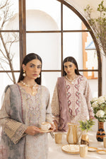 Mohagni Ready to Wear Embroidered Lawn 3pc Suit with Printed Dupatta SLM1