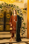 3PC VELVET SHAWL COLLECTOIN BY AABPARA ABV1