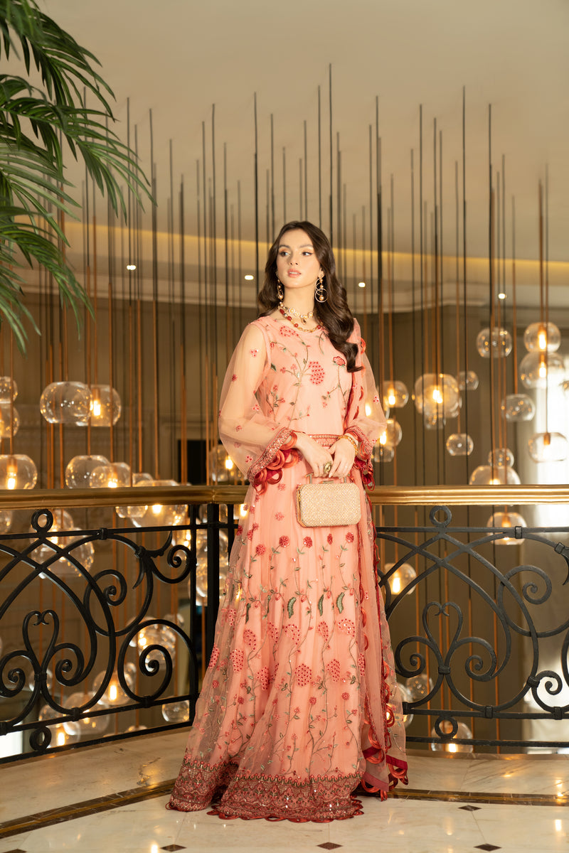 3PC NOORMA KAMAL NET FORMAL EMBROIDERD DRESS 03 3PC NOORMA KAMAL NET FORMAL EMBROIDERD DRESS 03
