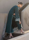 Mina – Stitched Deep Teal Embroidered Lawn 3pc Suit by Zainab Chottani – ZCTL8