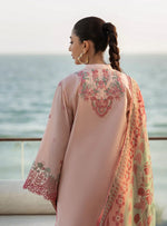 Kaira – Stitched Light Pink Embroidered Lawn 3pc Suit by Zainab Chottani – ZCTL13