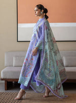 Lina – Stitched Lavender Printed & Embroidered Lawn 3pc Suit by Zainab Chottani – ZCTL15