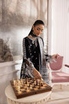 Lawn Breeze by Mohagni – 3pc Ready to Wear Cotton Black Pakistani Suit LMB5