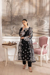 Lawn Breeze by Mohagni – 3pc Ready to Wear Cotton Black Pakistani Suit LMB5