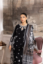 Lawn Breeze by Mohagni – 3pc Ready to Wear Cotton Black Pakistani Suit LMB5