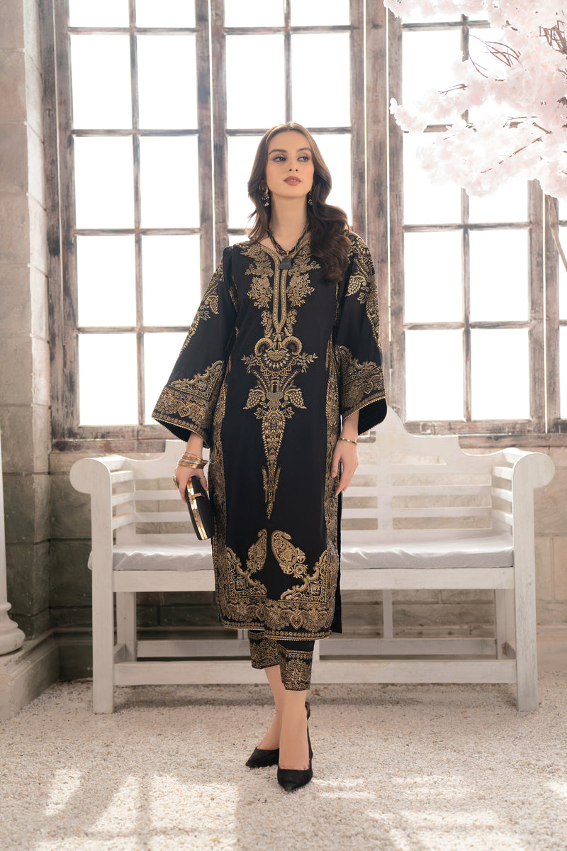 2PC LAWN DRESS BY AABPARA 07